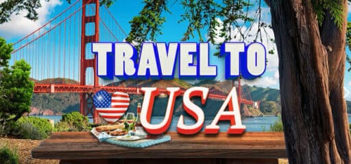 Travel to USA game banner