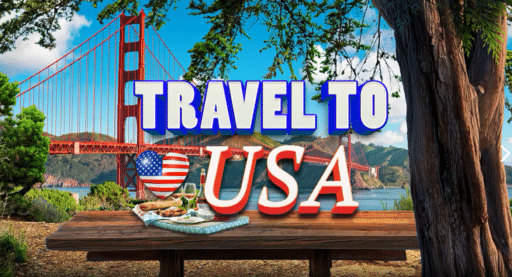 Travel to USA game banner