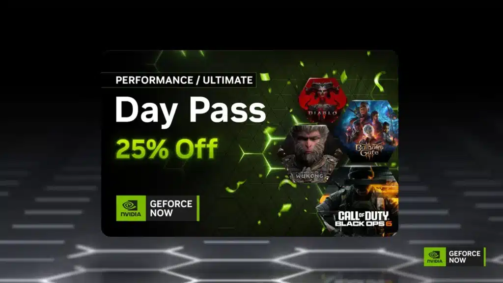 GeForce NOW day passes are on sale