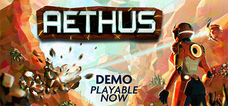 AETHUS game banner - find out how to play with cloud gaming