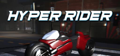 Hyper Rider game banner - find where to play in the cloud