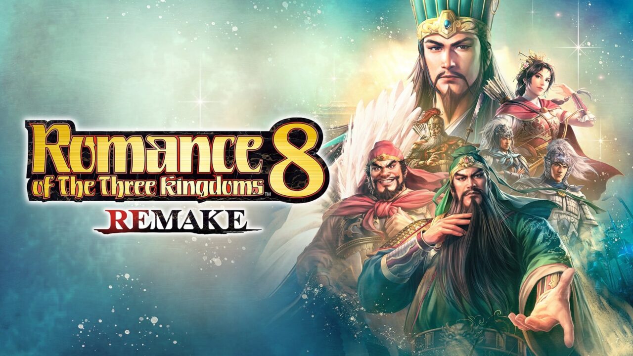 Romance of the Three Kingdoms 8 Remake game cover features illustrated characters in ancient Chinese attire, hinting at the epic strategy detailed in any thorough Romance of the Three Kingdoms 8 Remake review.