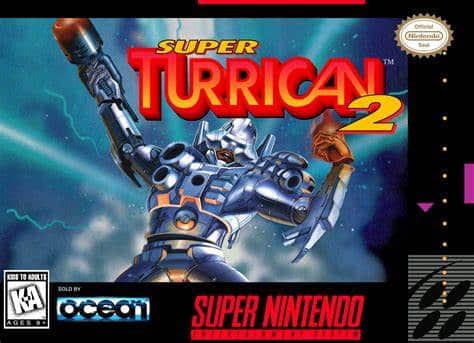 Super Turrican 2 box art cover