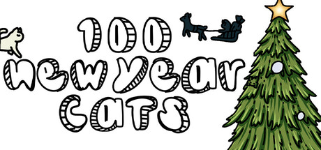 100 New Year Cats game banner