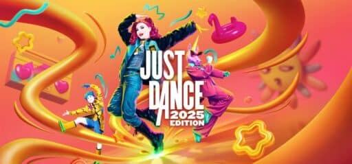 Just Dance 2025 game banner - find out where to play in the cloud