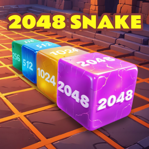 2048 Snake game banner - find out how to play with cloud gaming