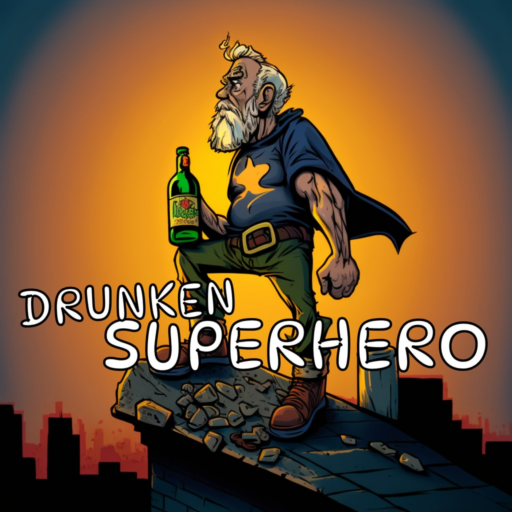 DRUNKEN SUPERHERO game banner - find where to play in the cloud