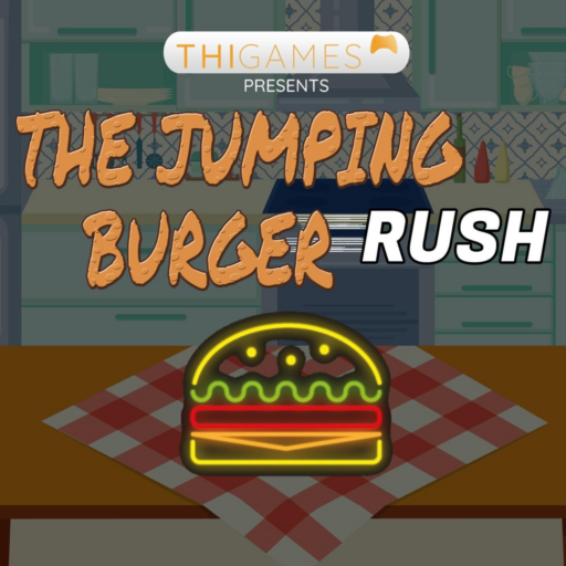 The Jumping Burger Rush - PS4 & PS5 game banner - find out how to play with cloud gaming