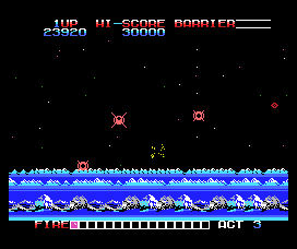 sscrenshot of a gameplay session of Gulkave on the MSX home computers