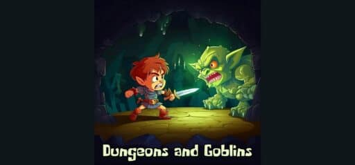 Dungeons and Goblins game banner - find where to play in the cloud