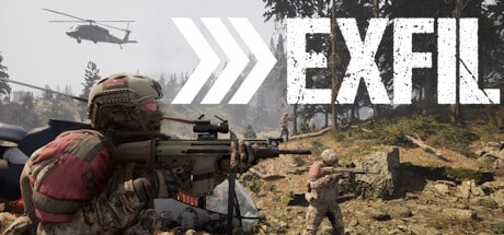 EXFIL game banner - find out how to play with cloud gaming