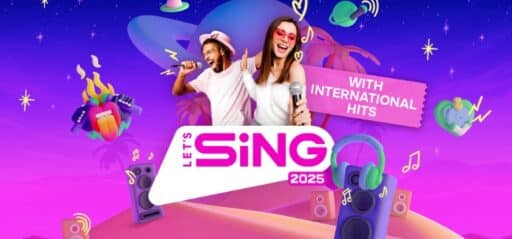 Let's Sing 2025 game banner - find where to play in the cloud