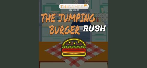 The Jumping Burger Rush game banner - find where to play in the cloud