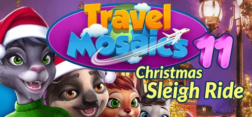 Travel Mosaics 11: Christmas Sleigh Ride game banner - find out how to play with cloud gaming
