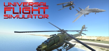 Universal Flight Simulator game banner - find where to play in the cloud
