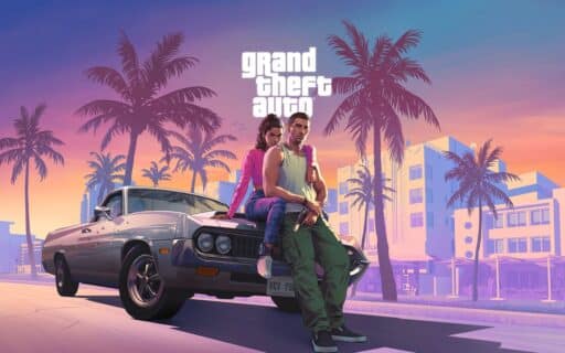 Grand Theft Auto VI game banner - find out how to play with cloud gaming