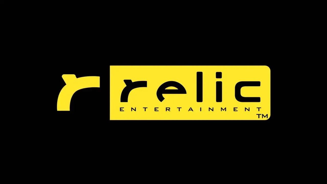 A yellow logo with "Relic Entertainment" pops against a black background, signaling an exciting strategy update.