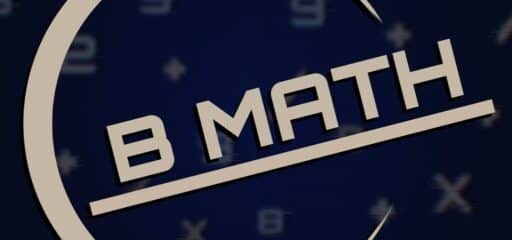 B MATH game banner - find out how to play with cloud gaming