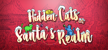 Hidden Cats in Santa's Realm game banner - find out how to play with cloud gaming