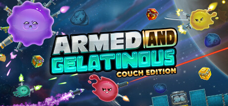 Armed and Gelatinous: Couch Edition game banner - find out how to play with cloud gaming