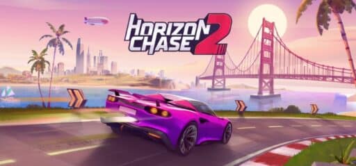 Horizon Chase 2 game banner - find out how to play with cloud gaming