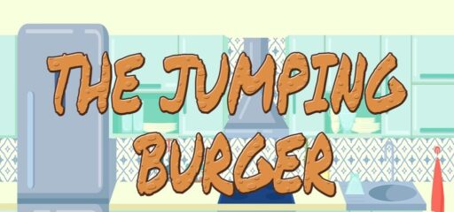 The Jumping Burger game banner - find where to play in the cloud