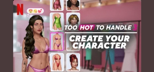 Too Hot to Handle 3 Create Your Character game banner - find where to play in the cloud