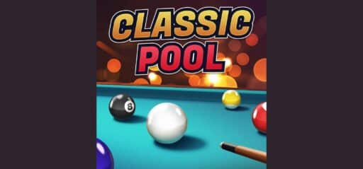 Classic Pool game banner - find out how to play with cloud gaming