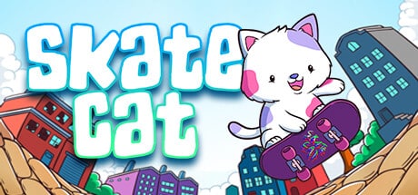 SkateCat game banner - find where to play in the cloud