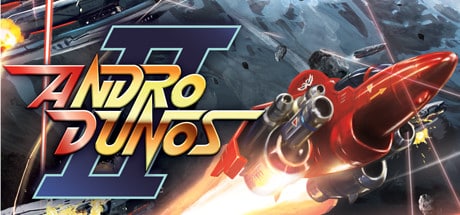 Andro Dunos 2 game banner - find out how to play with cloud gaming