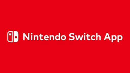 Red background with the Nintendo Switch logo and the text "Nintendo Switch App" in white highlights the latest Nintendo Switch app update.