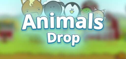 Animals Drop game banner - find where to play in the cloud