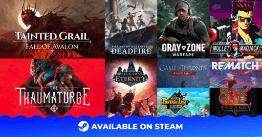 A collage of ten game covers with the text
