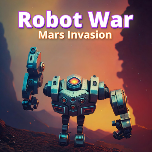 Robot War Mars Invasion game banner