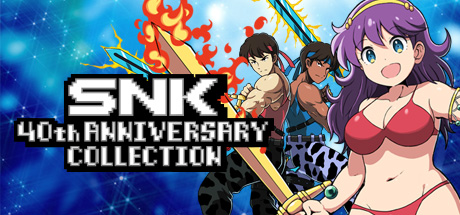 SNK 40th ANNIVERSARY COLLECTION game banner - find out how to play with cloud gaming