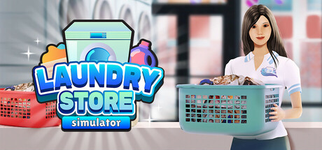 Laundry Store Simulator game banner
