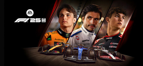 F1 25 game banner - find where to play in the cloud