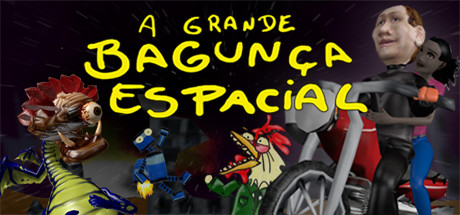 A grande bagunça espacial - The big space mess game banner