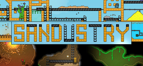 Sandustry game banner - find out how to play with cloud gaming