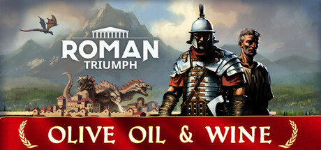 Roman Triumph: Survival City Builder game banner