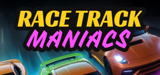 Race Track Maniacs game banner - find where to play in the cloud