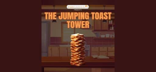 The Jumping Toast Tower game banner - find where to play in the cloud