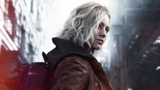 A woman with short blonde hair and a brown jacket stands in a misty, urban setting, looking pensive—reminiscent of the atmospheric reveals at Capcom Spotlight June 2025.