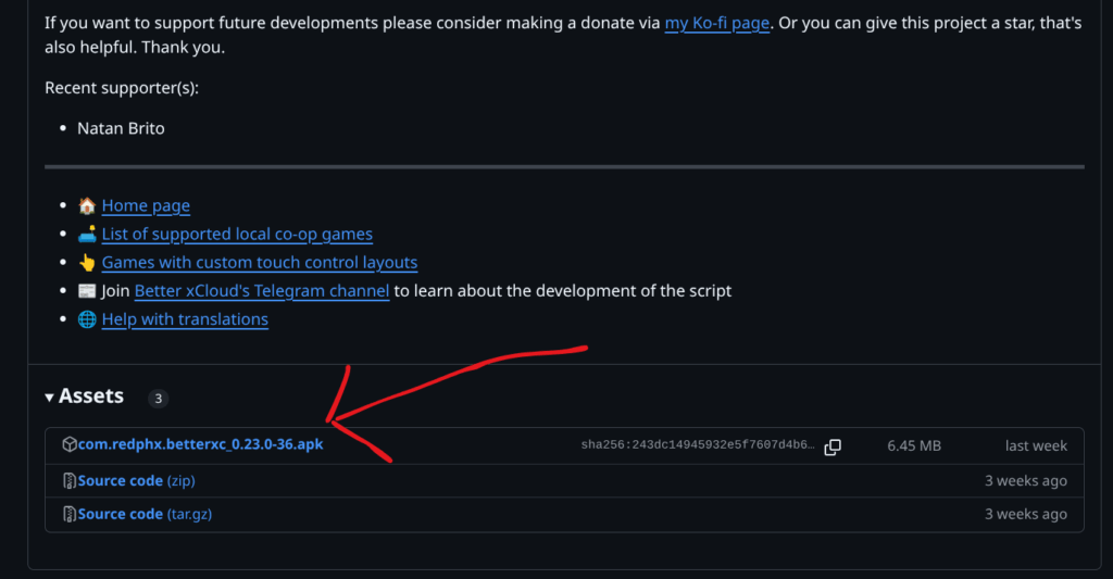Download Better xCloud Step 2