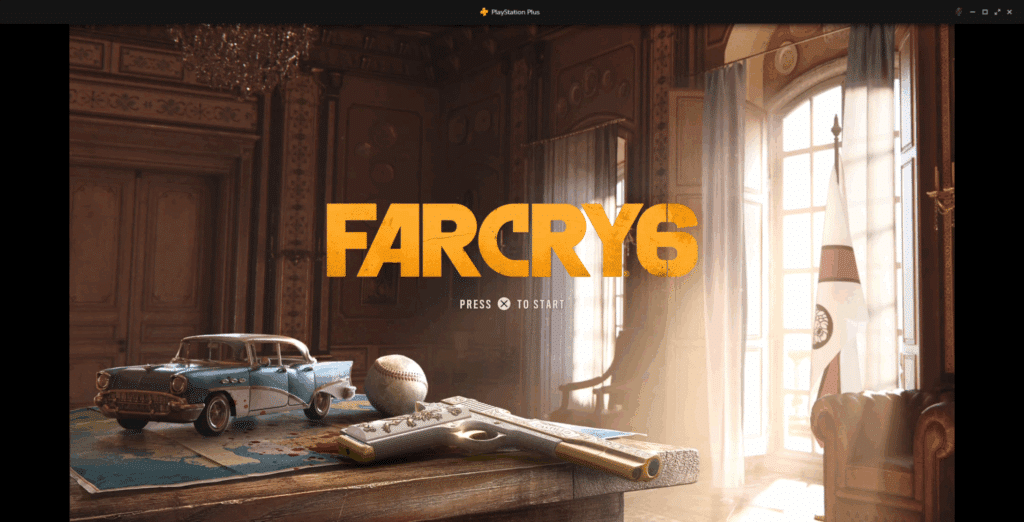 Far Cry 6 on the PlayStation Plus App for PC