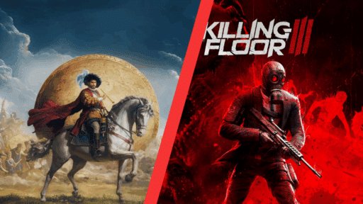 Collage of Game Banner Images for Killing Floor 3 and Europa Universalis V. Both titles opted into GeForce NOW on Steam