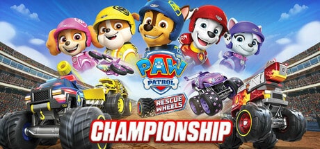 PAW Patrol Rescue Wheels: Championship game banner - find out how to play with cloud gaming