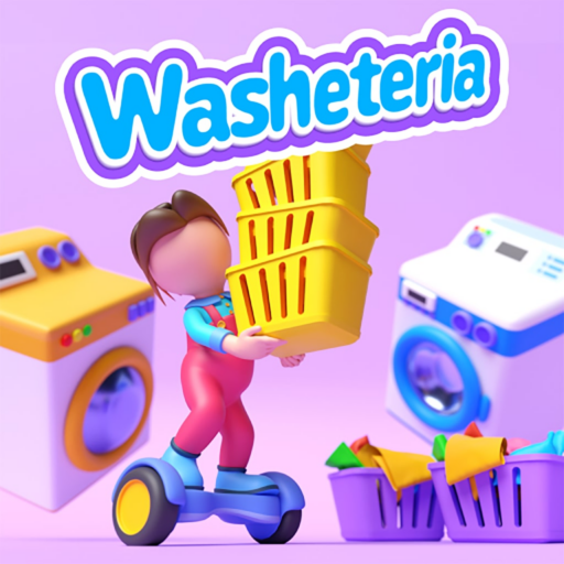 Washeteria game banner - find out how to play with cloud gaming