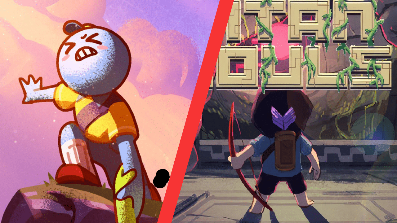 GeForce NOW and Steam Game Collage Peak and Titan Souls