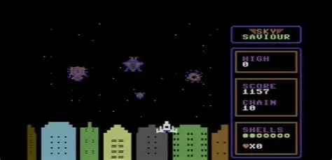 Sky Saviour C64 gameplay screenshot